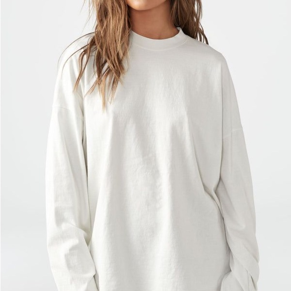 Joah Brown Vintage Long Sleeve In Fog S/M